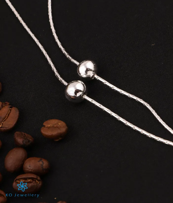 Imported Necklaces The Misty Silver Beads Necklace