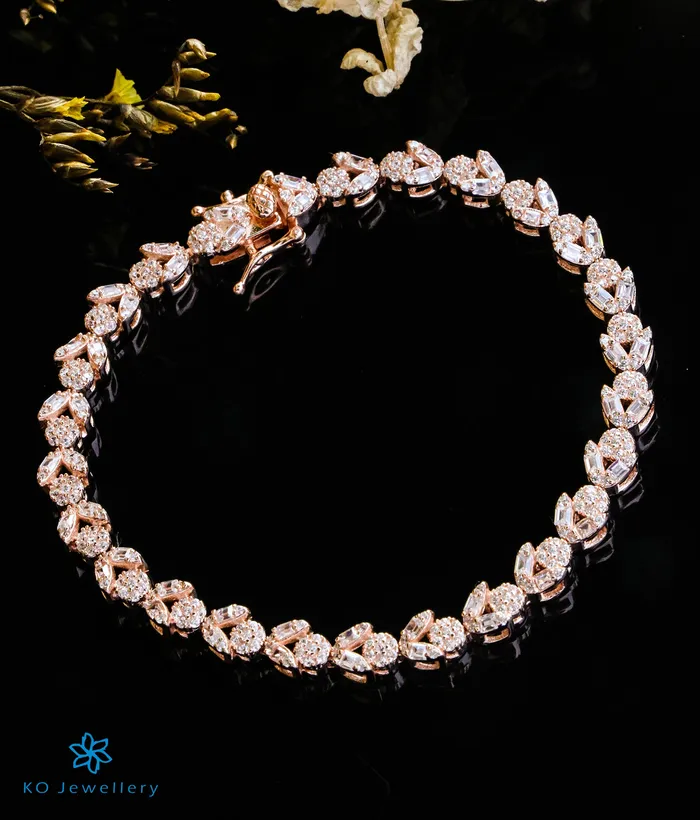 Imported The Bisous Silver Rosegold Bracelet Bracelets