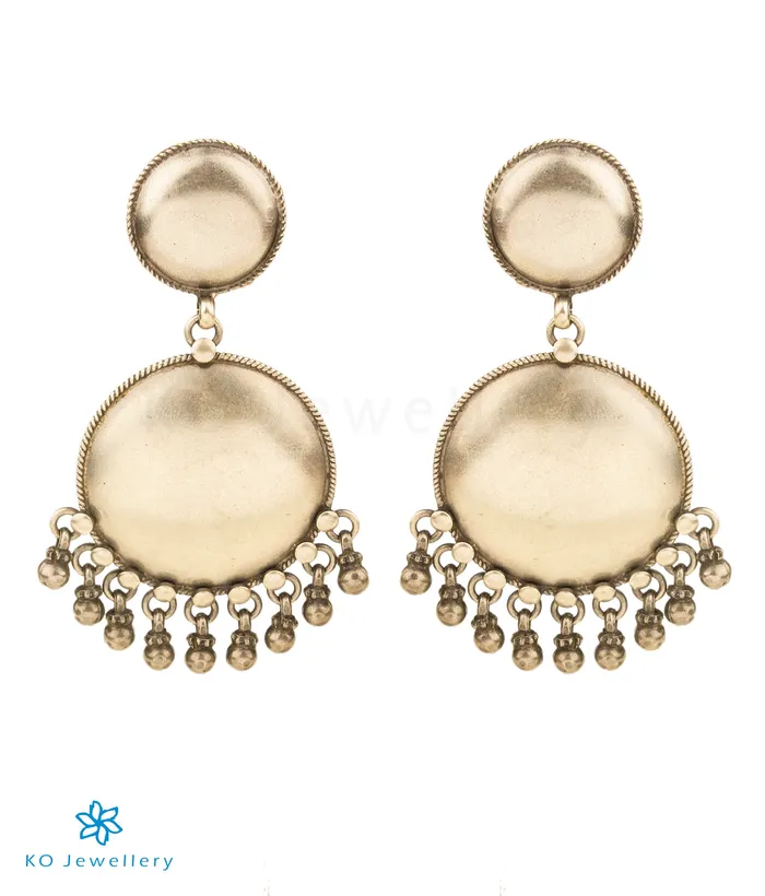 Jaipur Earrings The Ranya Antique Silver Earrings