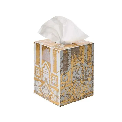 Kim Seybert PreStyled Sets Kim Seybert Distressed Tissue Box Gold Wood 5 x 6 Kim Seybert PreStyled Sets Kim Seybert Distressed Tissue Box Gold Wood 5 x 6