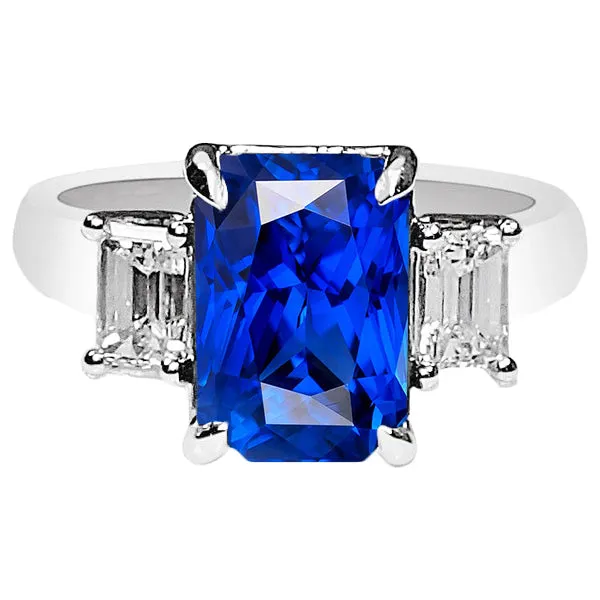 Ladies Gold Natural Earth Mined Diamond Ring Emerald Cut 5 Carats Sapphire Jewelry HarryChadEntcom Rings Ladies Gold Natural Earth Mined Diamond Ring Emerald Cut 5 Carats Sapphire Jewelry HarryChadEntcom Rings