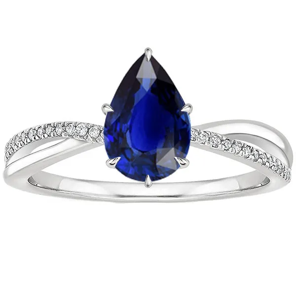 Ladies Natural Earth Mined Diamond Blue Sapphire Ring 5 Carat Sparkling White Gold Jewelry HarryChadEntcom Rings Ladies Natural Earth Mined Diamond Blue Sapphire Ring 5 Carat Sparkling White Gold Jewelry HarryChadEntcom Rings