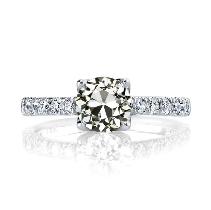 Ladys Ring Round Old Mine Cut Genuine Natural Earth Mined Diamond Prong Set Gold 450 Carats HarryChadEntcom Rings Ladys Ring Round Old Mine Cut Genuine Natural Earth Mined Diamond Prong Set Gold 450 Carats HarryChadEntcom Rings