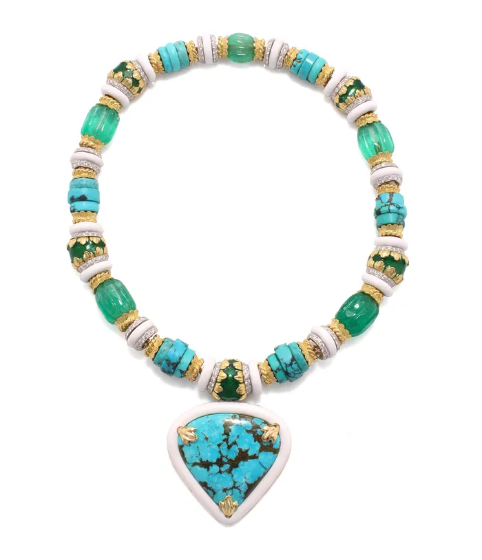 Necklaces David Webb Arrowhead Necklace