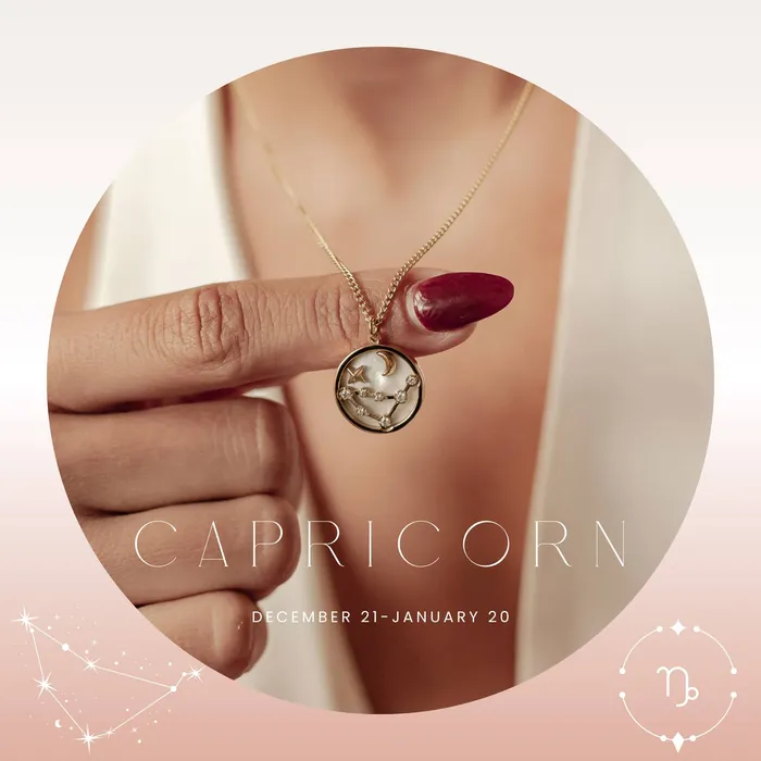Necklaces Hey Happiness Capricorn Star Constellation Necklace