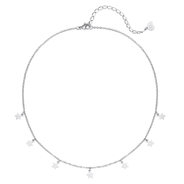 Necklaces Hey Happiness Delicate Star Necklace Silver