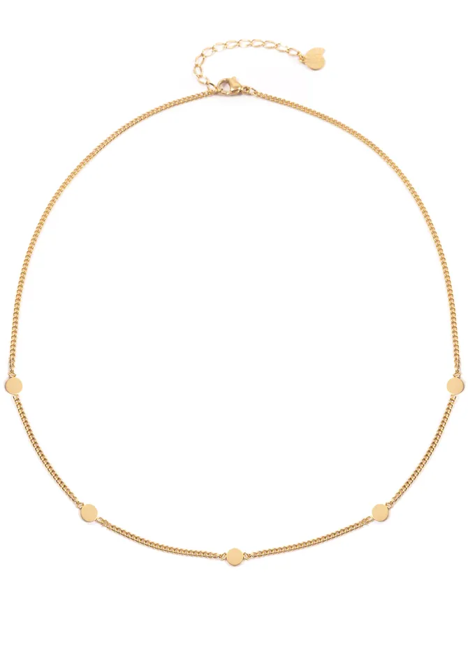 Necklaces Hey Happiness Small Circle Necklace Gold Necklaces Hey Happiness Small Circle Necklace Gold