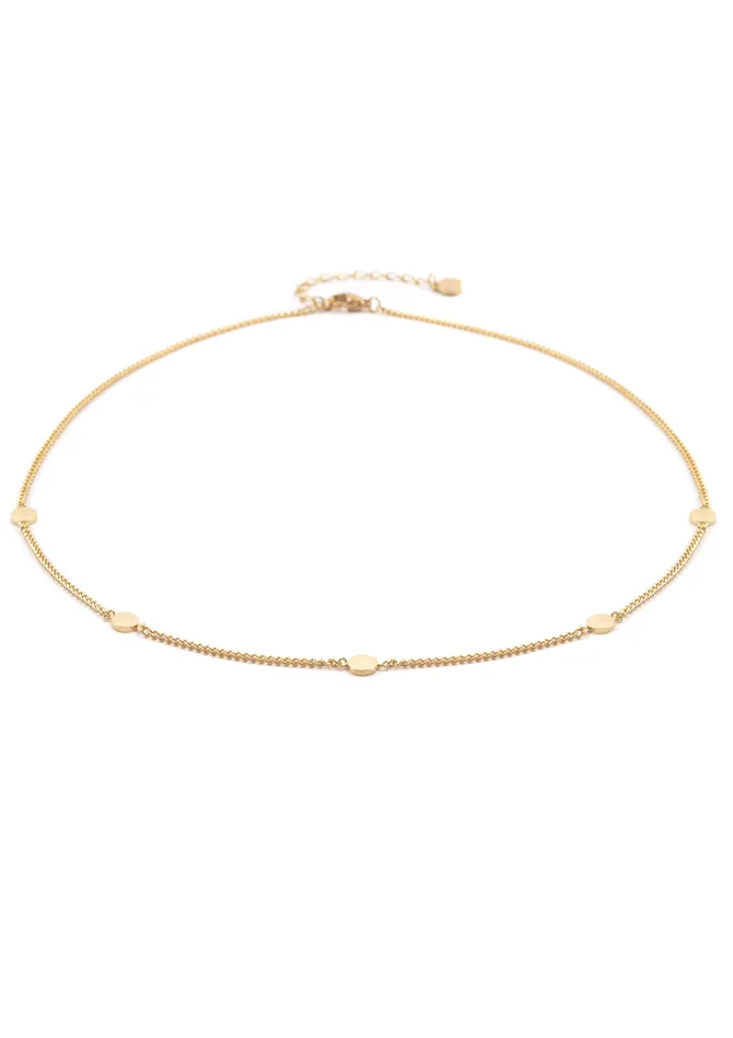Necklaces Hey Happiness Small Circle Necklace Gold Necklaces Hey Happiness Small Circle Necklace Gold
