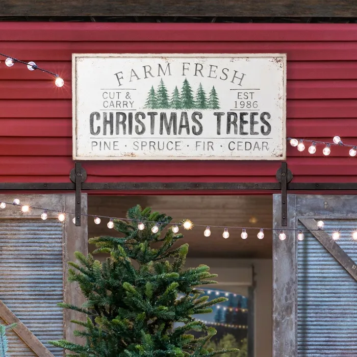 Necklaces Park Hill Collection Christmas Tree Farm Iron Plaque Park Hill Collection