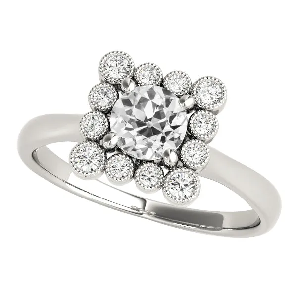 Old Cut Natural Earth Mined Diamond Halo Ring Bezel Prong Set Milgrain Jewelry 325 Carats HarryChadEntcom Rings Old Cut Natural Earth Mined Diamond Halo Ring Bezel Prong Set Milgrain Jewelry 325 Carats HarryChadEntcom Rings