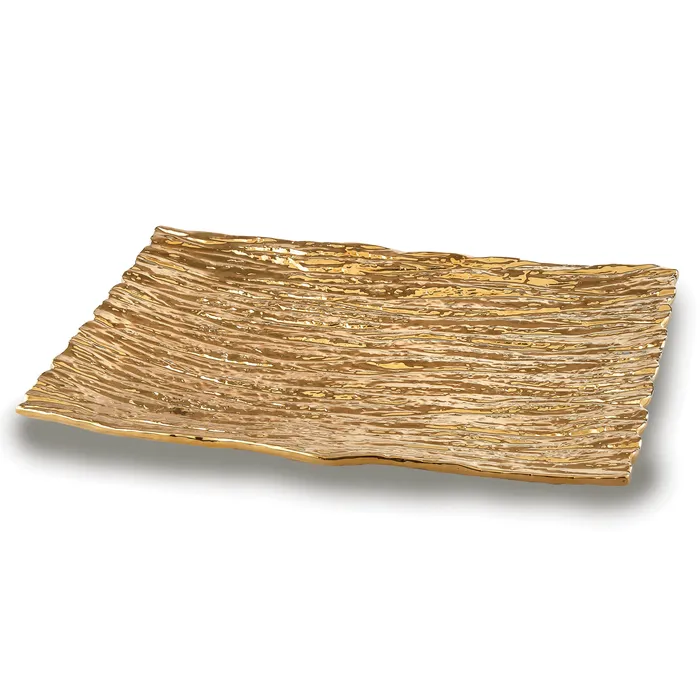 PreStyled Sets Leeber Leeber Gold Tree Bark Tray 155 GoldPlated