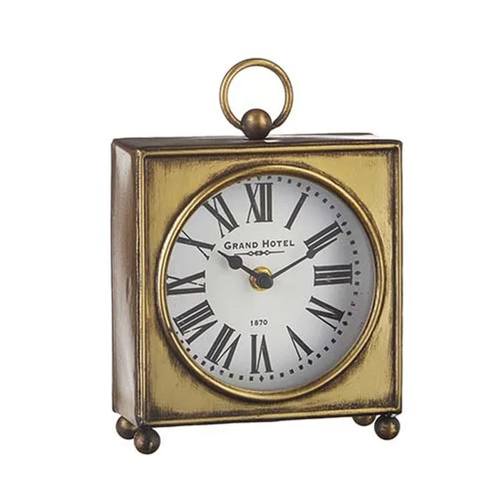 PreStyled Sets Raz Imports Greenbrier 85 Antique Gold Clock Raz Imports