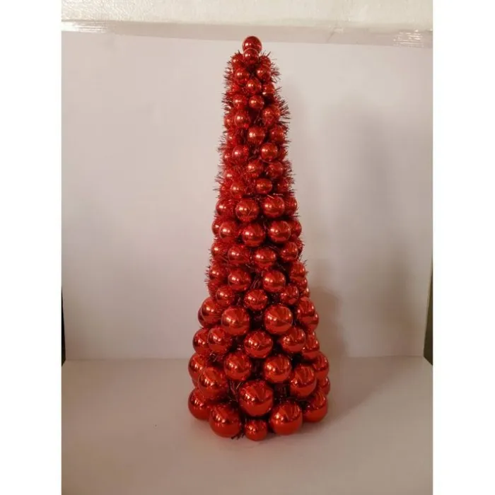 Regency International Necklaces Regency 24 Vacuum Plated Ball Cone Tree With Tinsel Regency International Necklaces Regency 24 Vacuum Plated Ball Cone Tree With Tinsel