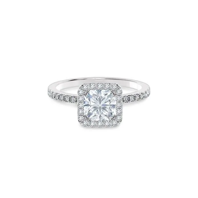 Rings 232 Ct Princess Round Cut Natural Earth Mined Diamond Engagement Ring Halo White Gold 14K GB Rings 232 Ct Princess Round Cut Natural Earth Mined Diamond Engagement Ring Halo White Gold 14K GB