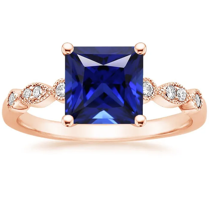 Rings Engagement Ring Princess Sapphire Sri Lankan and Natural Earth Mined Diamonds 525 Carats HarryChadEntcom Rings Engagement Ring Princess Sapphire Sri Lankan and Natural Earth Mined Diamonds 525 Carats HarryChadEntcom