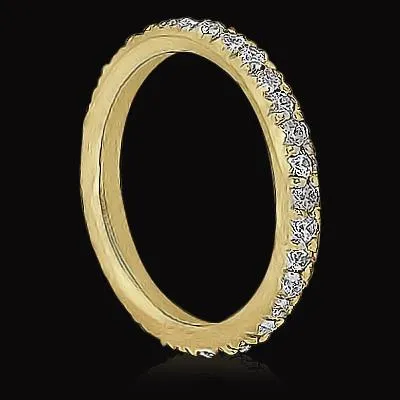 Rings GB 160 Carats Natural Earth Mined Diamond 14K Yellow Gold Eternity Band Rings GB 160 Carats Natural Earth Mined Diamond 14K Yellow Gold Eternity Band