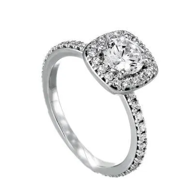 Rings GB 190 Carats Natural Earth Mined Diamond Wedding Ring White Gold
