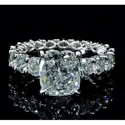 Rings GB Real Natural Earth Mined Diamond Ring 6 Carats Prong Setting Women Jewelry New Rings GB Real Natural Earth Mined Diamond Ring 6 Carats Prong Setting Women Jewelry New