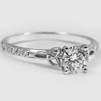 Rings GB Round Cut 160 Carats Natural Earth Mined Diamonds Anniversary Ring White Gold 14K