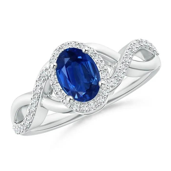Rings GB Sri Lankan Sapphire Ring White Gold Round Natural Earth Mined Diamond Jewelry 185 Carats Rings GB Sri Lankan Sapphire Ring White Gold Round Natural Earth Mined Diamond Jewelry 185 Carats