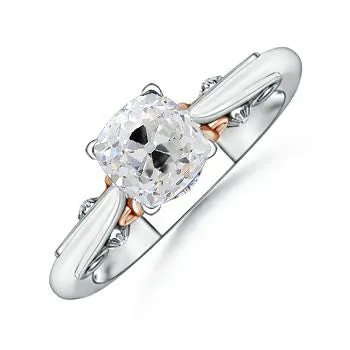 Rings HarryChadEntcom Cushion Natural Earth Mined Diamond Old Miner Ring Solitaire 150 Carats Filigree Two Tone Rings HarryChadEntcom Cushion Natural Earth Mined Diamond Old Miner Ring Solitaire 150 Carats Filigree Two Tone