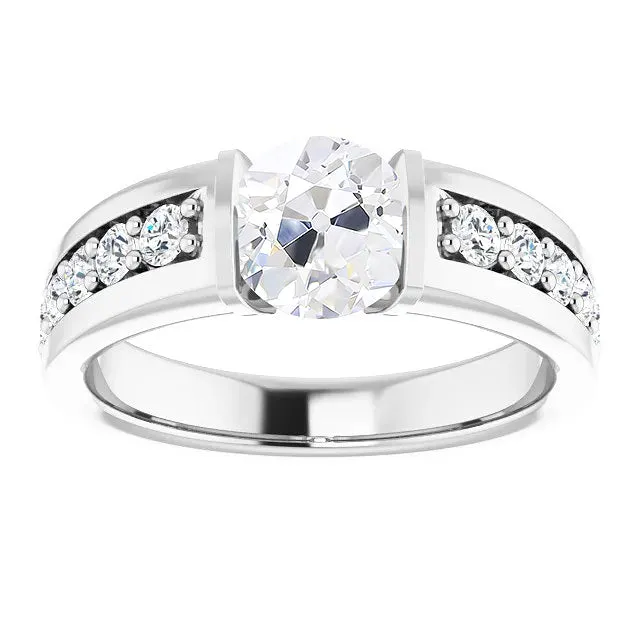 Rings HarryChadEntcom Gold Ladys Ring Old Mine Cut Genuine Natural Earth Mined Diamond 425 Carats Prong Set Jewelry Rings HarryChadEntcom Gold Ladys Ring Old Mine Cut Genuine Natural Earth Mined Diamond 425 Carats Prong Set Jewelry