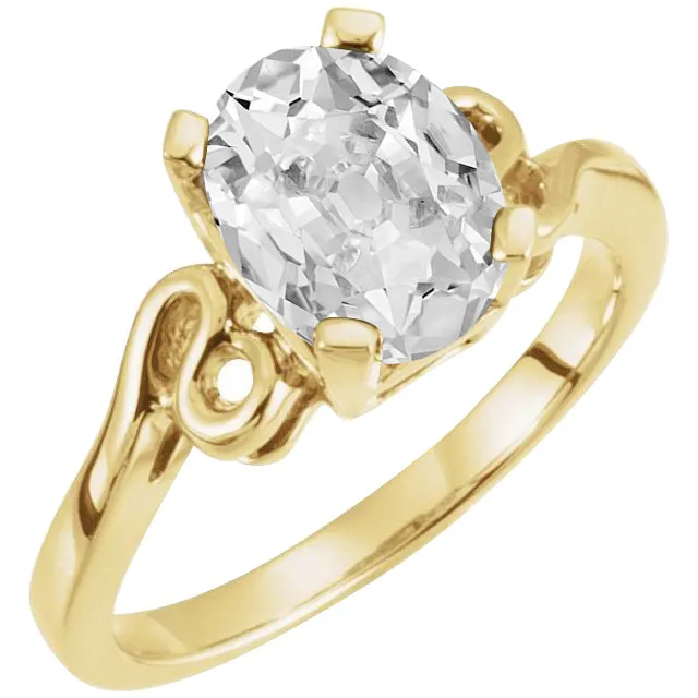 Rings HarryChadEntcom Oval Old Miner Big Lab Grown Diamond Ring Twisted Shank Jewelry 8 Carats Rings HarryChadEntcom Oval Old Miner Big Lab Grown Diamond Ring Twisted Shank Jewelry 8 Carats
