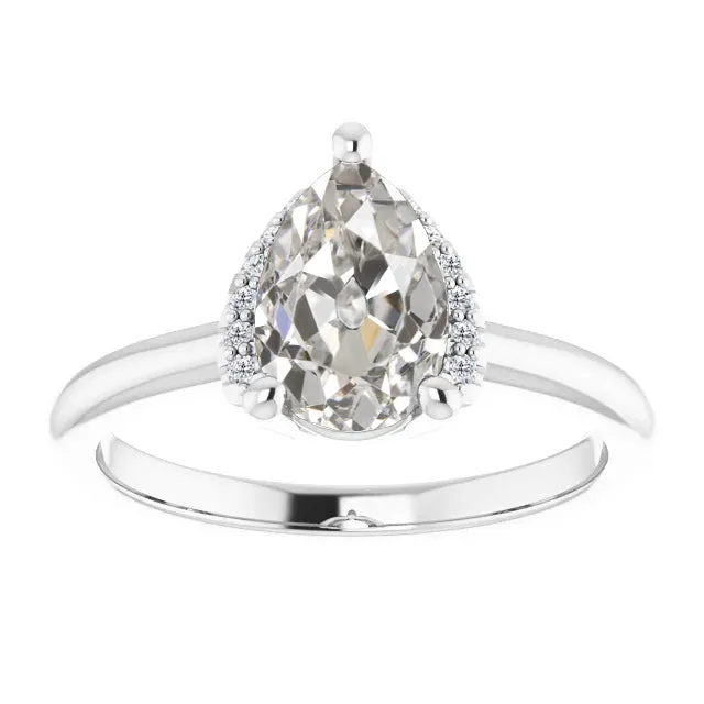 Rings HarryChadEntcom Pear Old Cut Engagement Earth Mined Diamond Ring 250 Carats Rings HarryChadEntcom Pear Old Cut Engagement Earth Mined Diamond Ring 250 Carats