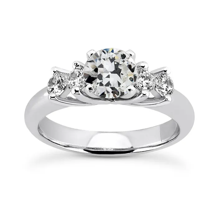 Rings HarryChadEntcom Round Old Mine Cut Real Natural Earth Mined Diamond Ring Gold 5 Stone Jewelry 4 Carats Rings HarryChadEntcom Round Old Mine Cut Real Natural Earth Mined Diamond Ring Gold 5 Stone Jewelry 4 Carats