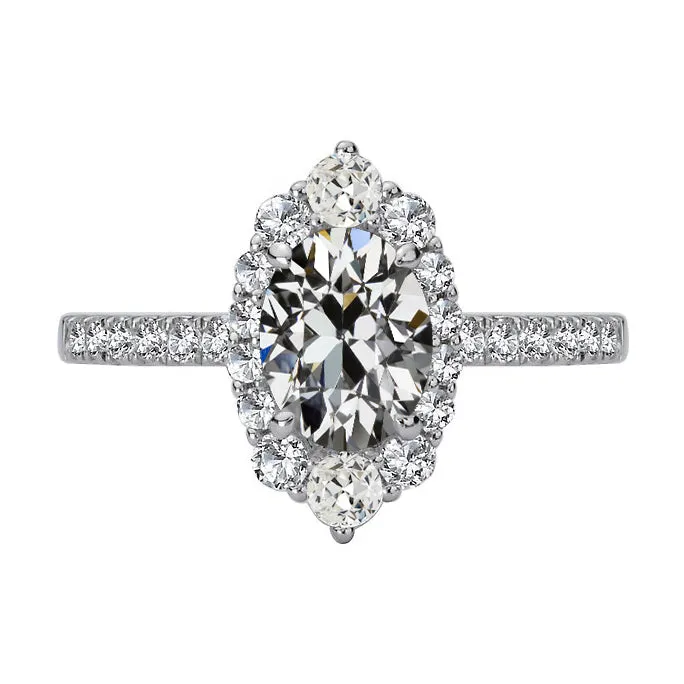 Rings HarryChadEntcom Round Oval Old Miner Natural Earth Mined Diamond Halo Engagement Ring 750 Carats Rings HarryChadEntcom Round Oval Old Miner Natural Earth Mined Diamond Halo Engagement Ring 750 Carats