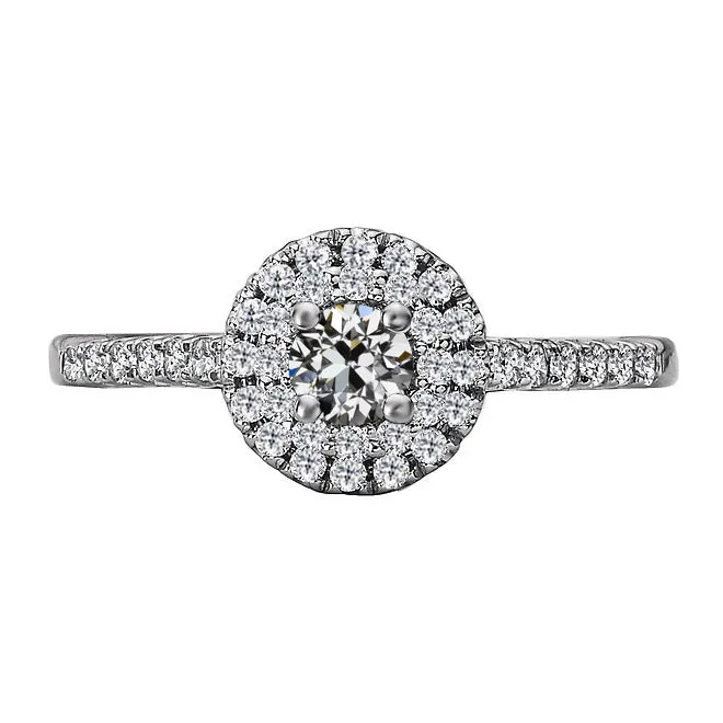 Rings HarryChadEntcom Round Real Diamond Old Mine Halo Womens Engagement Ring 250 Carats Rings HarryChadEntcom Round Real Diamond Old Mine Halo Womens Engagement Ring 250 Carats