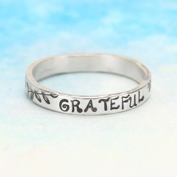 Rings PSV Sterling Silver Ring Stamping Blank 3mm Wide SIZE 8