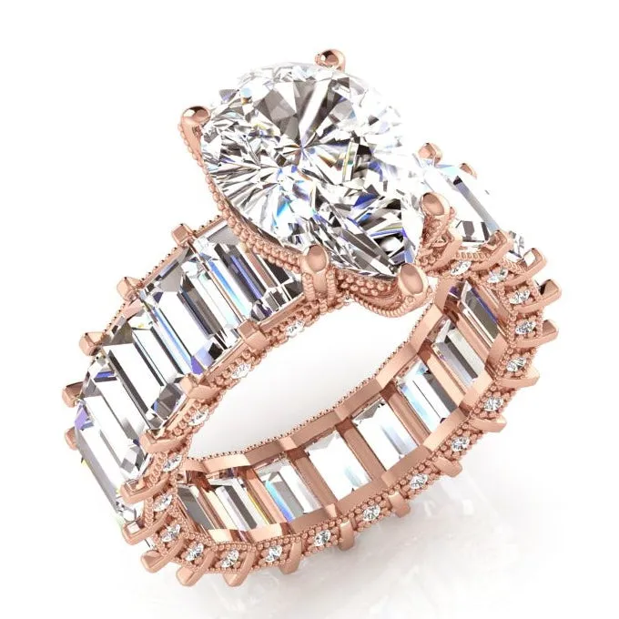 Rings Real Pear Baguette Natural Earth Mined Diamond Ring 950 Carats HarryChadEntcom Rings Real Pear Baguette Natural Earth Mined Diamond Ring 950 Carats HarryChadEntcom