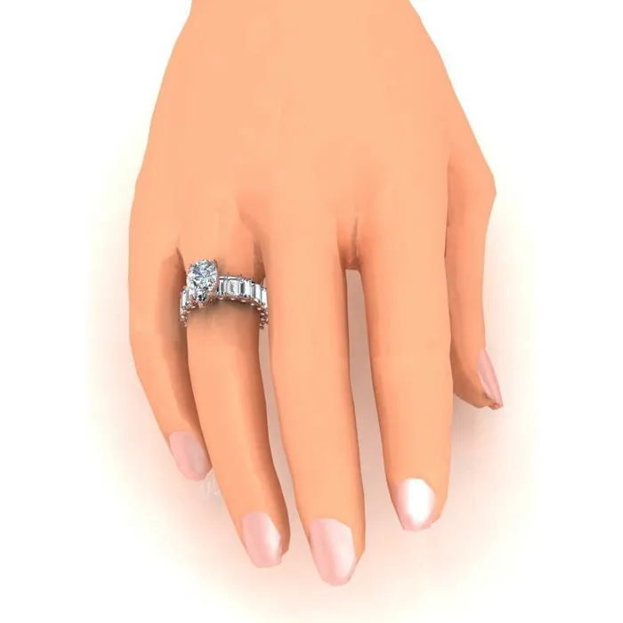 Rings Real Pear Baguette Natural Earth Mined Diamond Ring 950 Carats HarryChadEntcom Rings Real Pear Baguette Natural Earth Mined Diamond Ring 950 Carats HarryChadEntcom