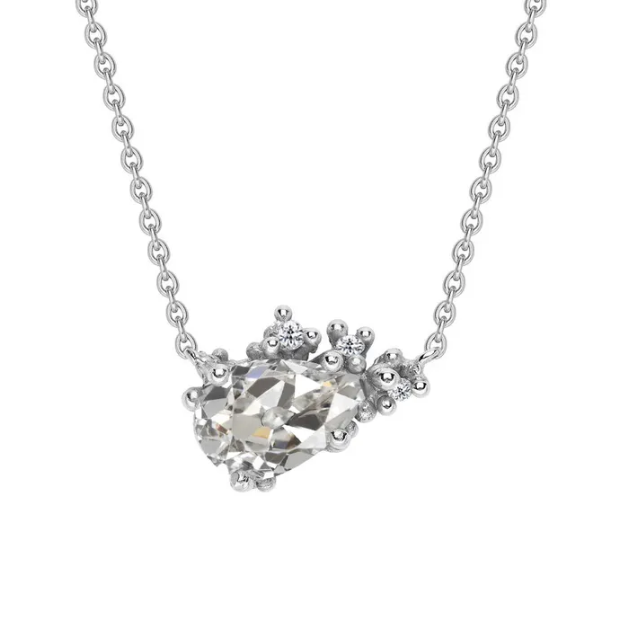 Round Earth Mined Diamond Pendant 250 Carats Pear Old European HarryChadEntcom Necklaces Round Earth Mined Diamond Pendant 250 Carats Pear Old European HarryChadEntcom Necklaces