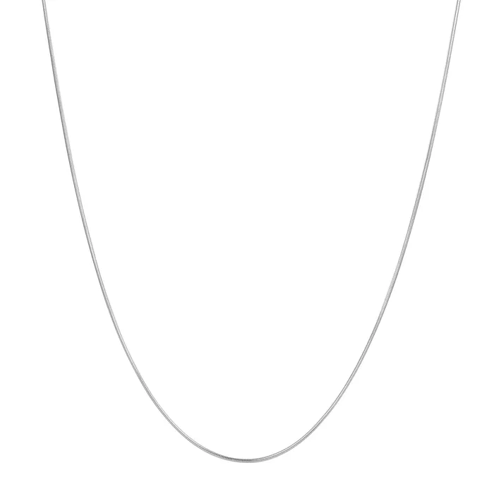Round Snake Chain Necklace Sterling Silver Hey Happiness Necklaces Round Snake Chain Necklace Sterling Silver Hey Happiness Necklaces