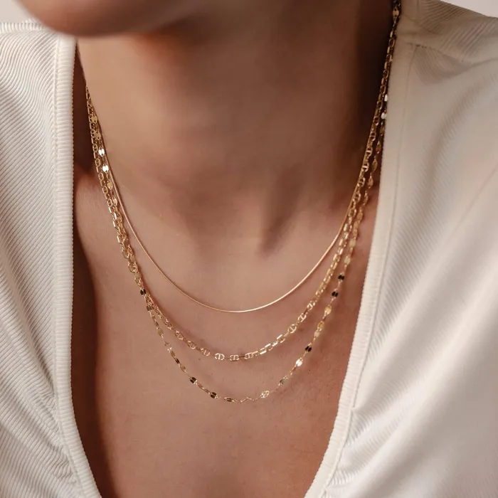 Round Snake Chain Necklace Sterling Silver Hey Happiness Necklaces Round Snake Chain Necklace Sterling Silver Hey Happiness Necklaces