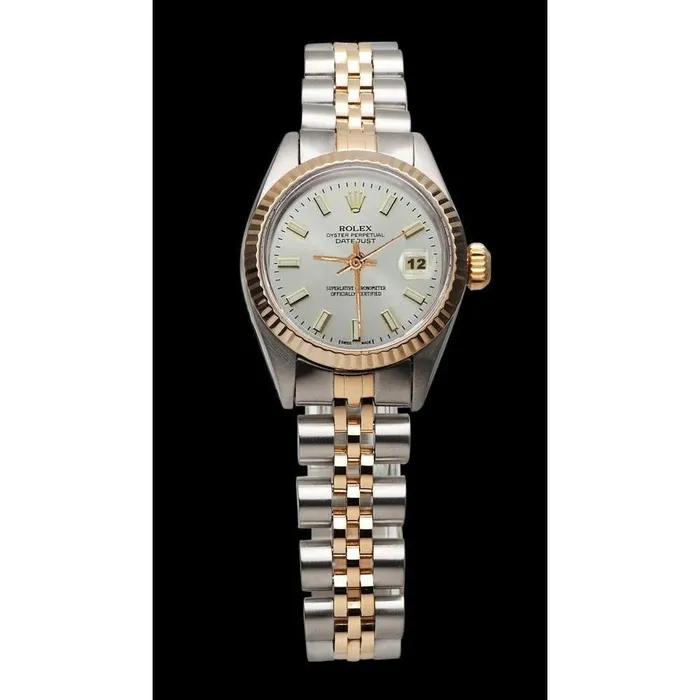 Ss Yellow Gold Jubilee Rolex Date Just White Datejust Lady Watch GB Watches
