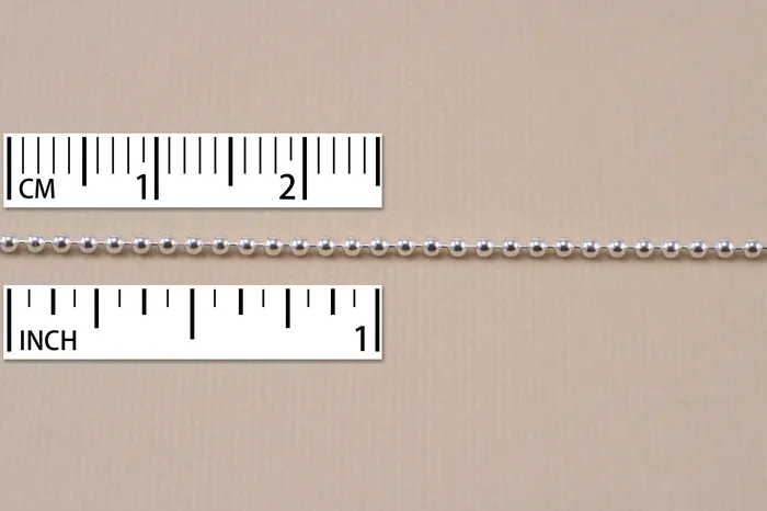 Sterling Silver Ball Chain 15mm 18 WS Rings