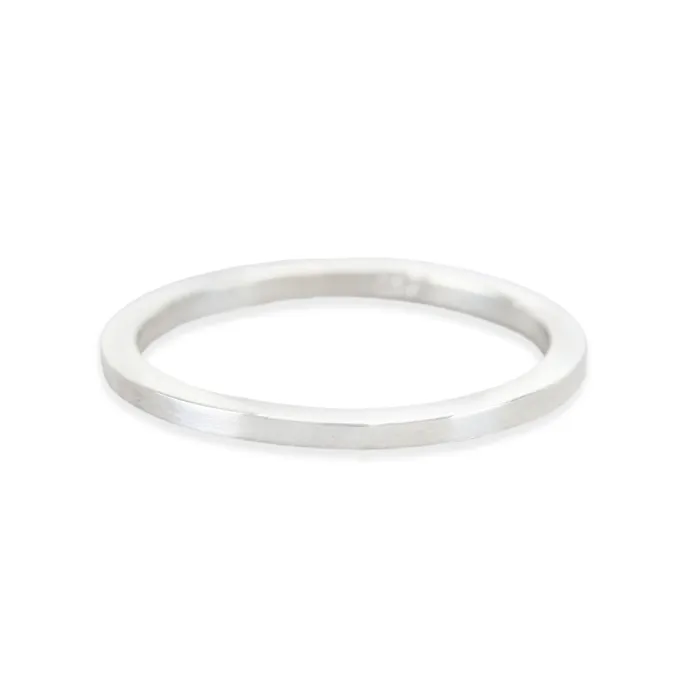 Sterling Silver Ring Stamping Blank 15mm Wide SIZE 7 PSV Rings