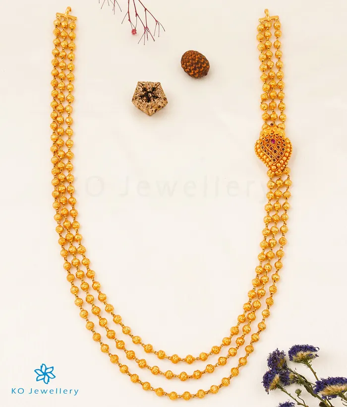 The Amra Mohanmala Silver Layered Necklace Silversmith Necklaces