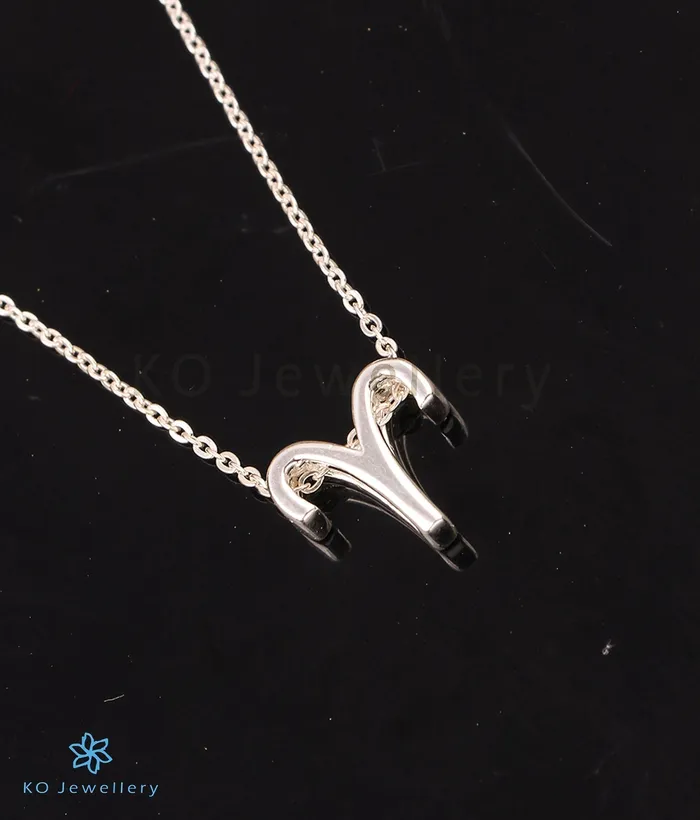 The Aries Zodiac Silver Necklace Imported Necklaces