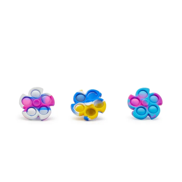 Twos Company Rings Twos Do The Twist 30Pieces Spinner Popper Ring Fidget w Bucket in 3 Colors