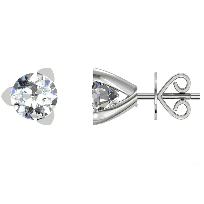 White Gold 14K Round Cut 250 Ct Genuine Natural Earth Mined Diamonds Studs Earrings GB Earrings White Gold 14K Round Cut 250 Ct Genuine Natural Earth Mined Diamonds Studs Earrings GB Earrings