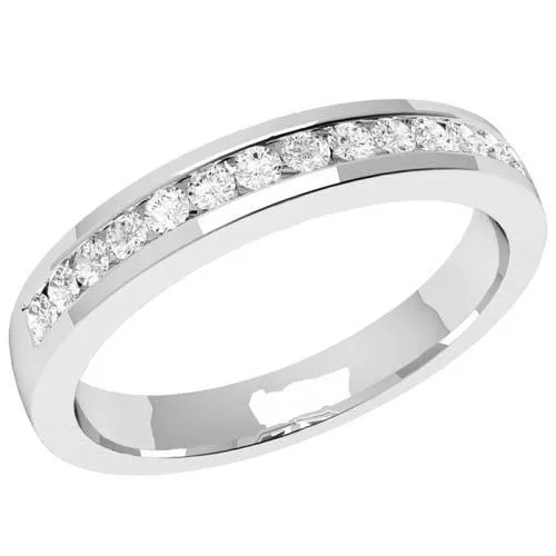 Women 14K White Gold Round Cut Natural Earth Mined Diamond Wedding Band 140 Carats GB Rings Women 14K White Gold Round Cut Natural Earth Mined Diamond Wedding Band 140 Carats GB Rings